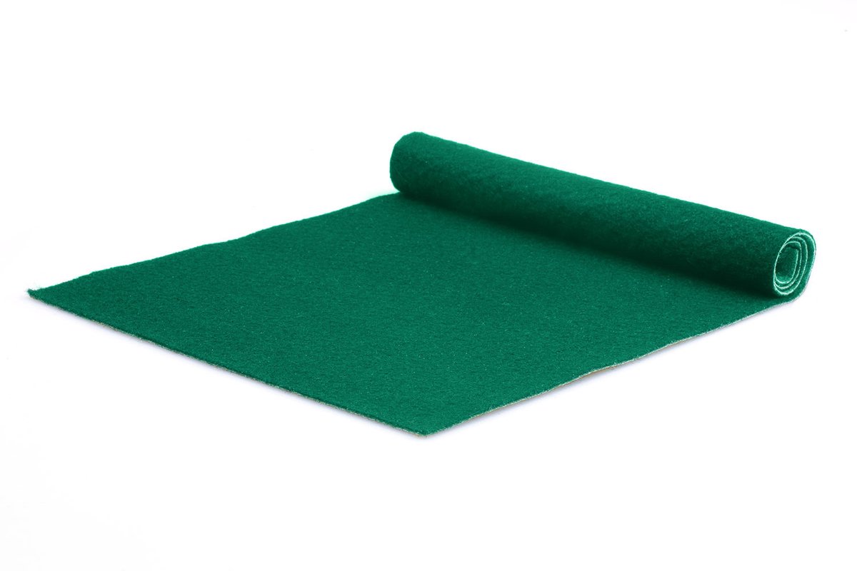 GJ Floors | Standaardloper Tokyo | Dennengroen | 5 x 1 m | Uitstekende kwaliteit | Event, Bruiloft, Gala